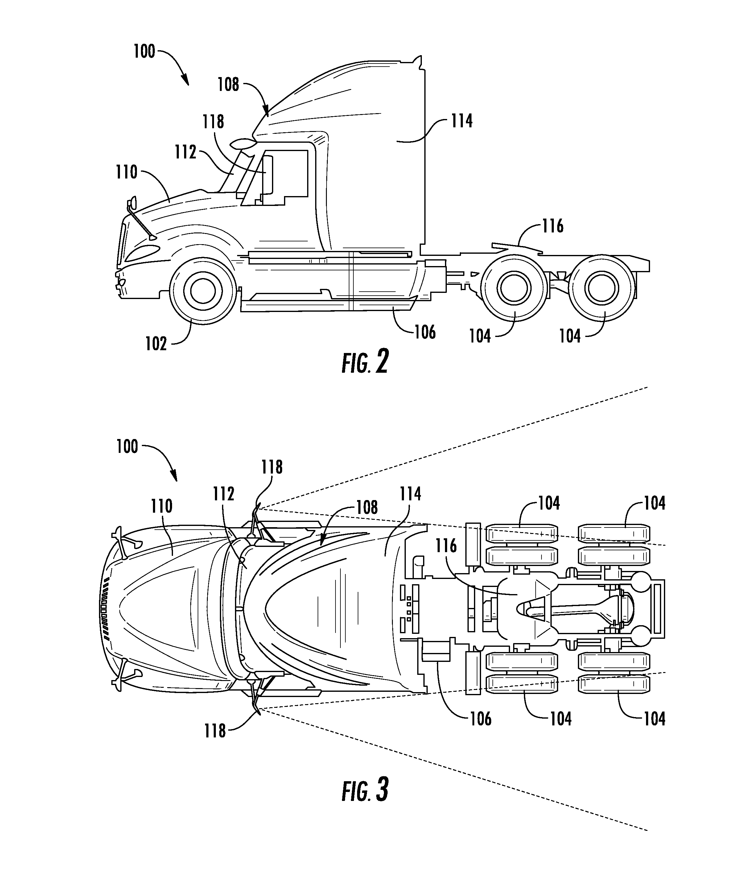 Drag Reducing Mirror Assemblies for Vehicles