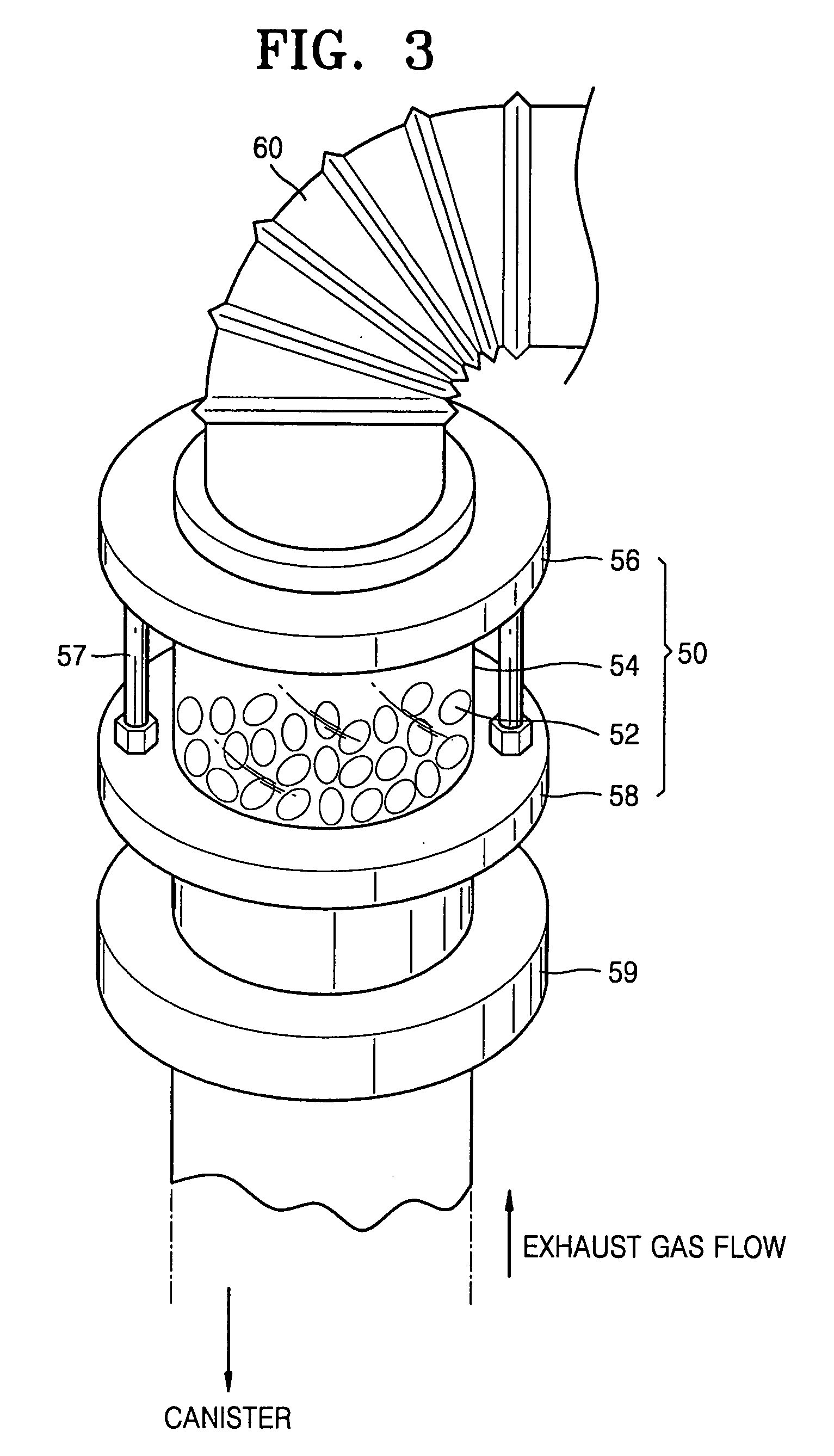 Method and detector for identifying effective lifetime of gas scrubber absorbent material, and gas scrubber including the detector