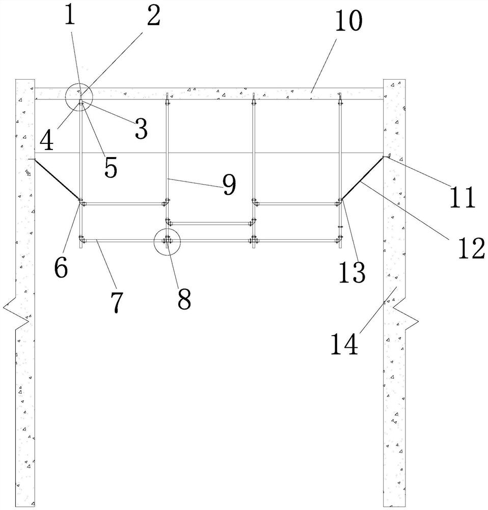 Comprehensive support hanger system and construction method thereof