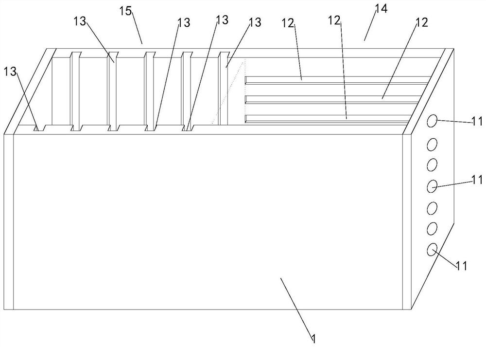 Device and method for measuring two-dimensional motion law of soil moisture in soft sandstone area