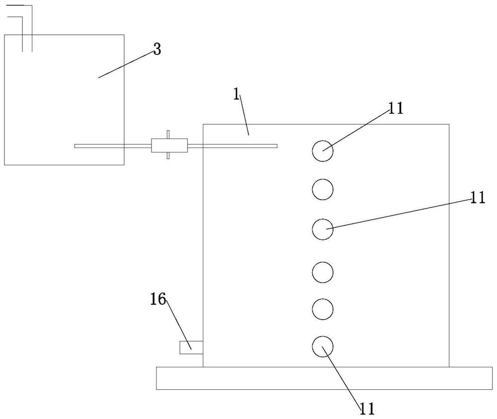 Device and method for measuring two-dimensional motion law of soil moisture in soft sandstone area