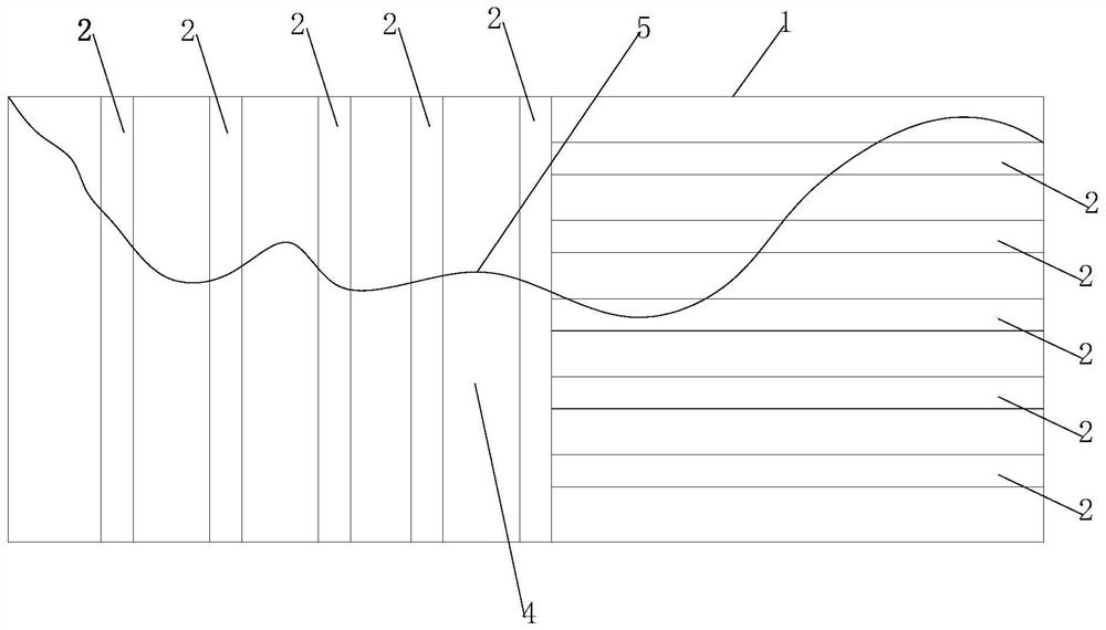 Device and method for measuring two-dimensional motion law of soil moisture in soft sandstone area