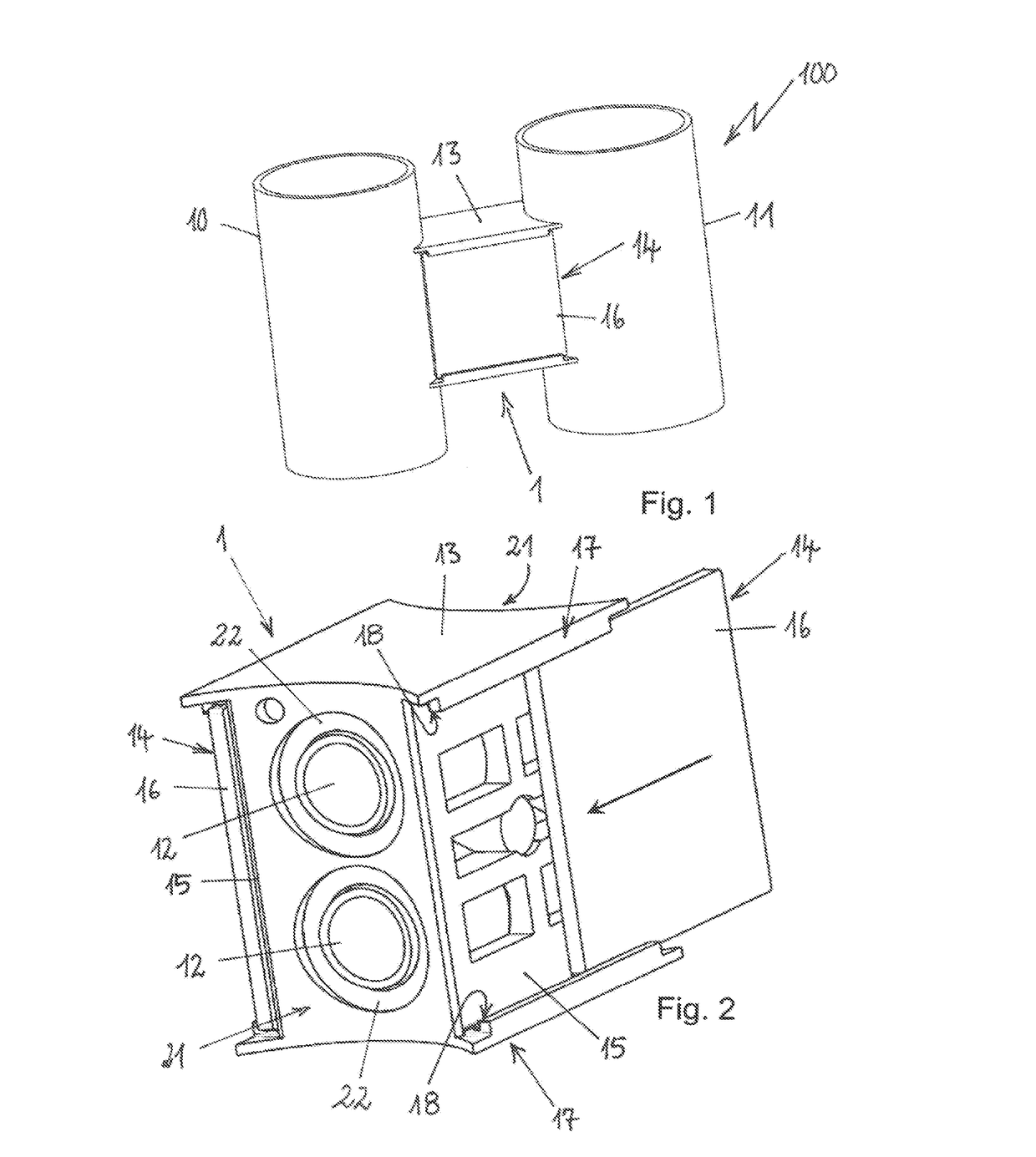 Flange for connecting a vibration damper tube to a module tube of a vibration damper