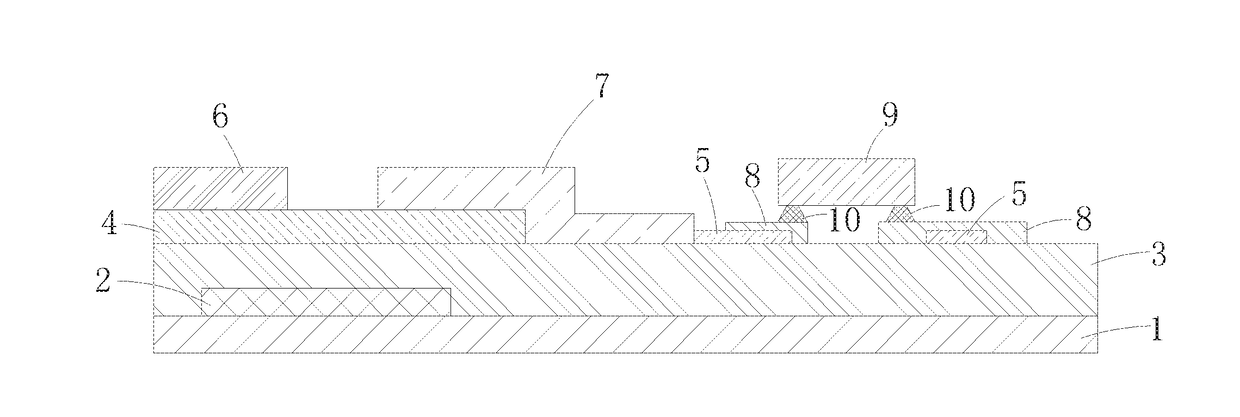 Micro light emitting diode array substrates and display panels