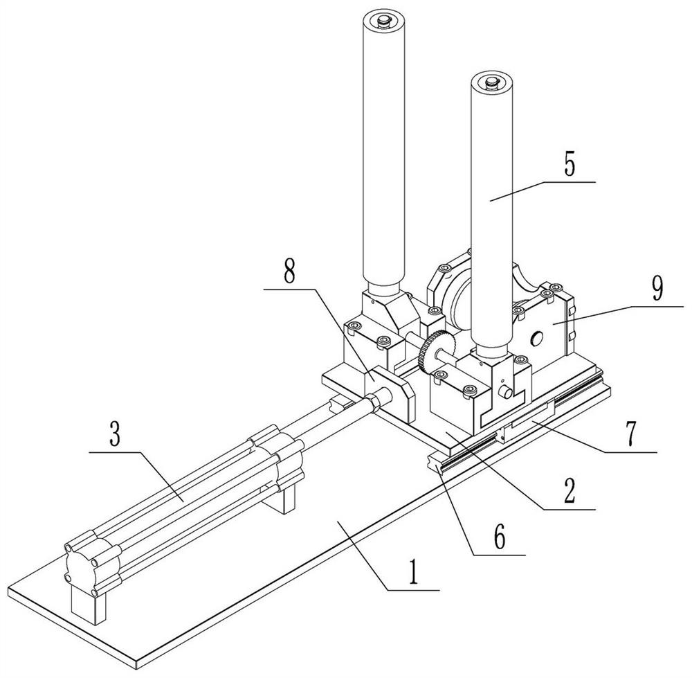 Automatic work fixture special for unmanned X-ray detection of helicopter rotor