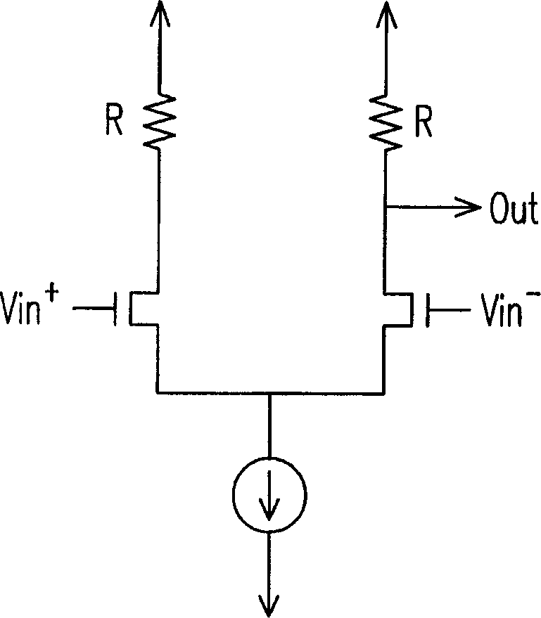 Differential comparing circuit system