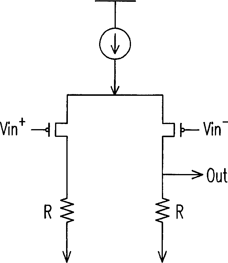 Differential comparing circuit system