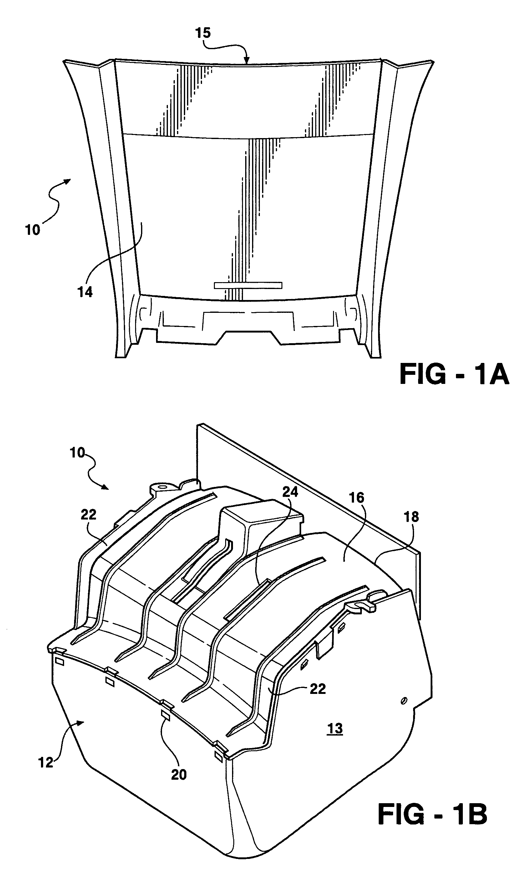 Door-centering pin with dual snap fit for a bin lid