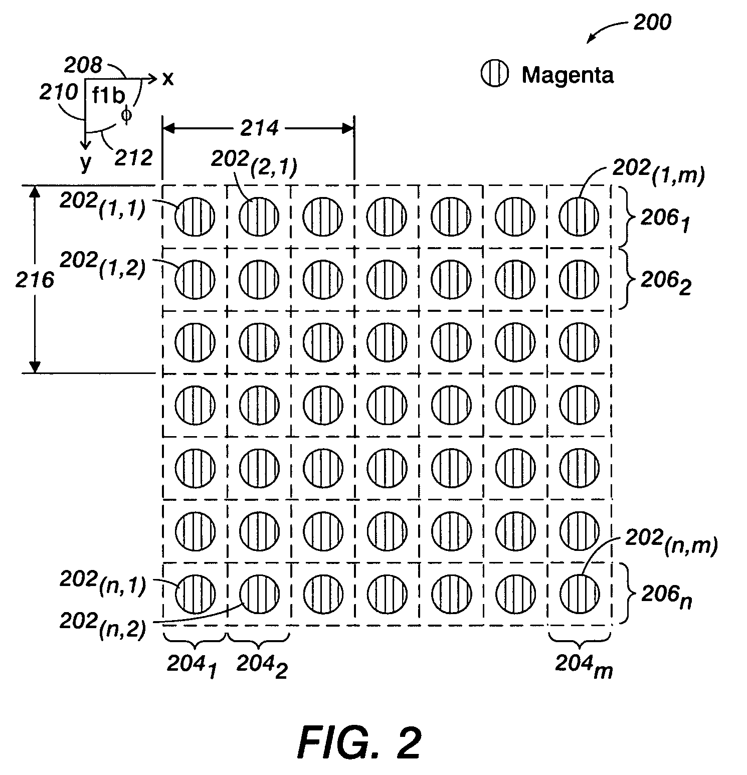 System and method for estimating color separation misregistration utilizing frequency-shifted halftone patterns that form a moiré pattern