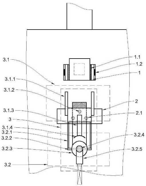 A connection device for a cable interface of a servo motor