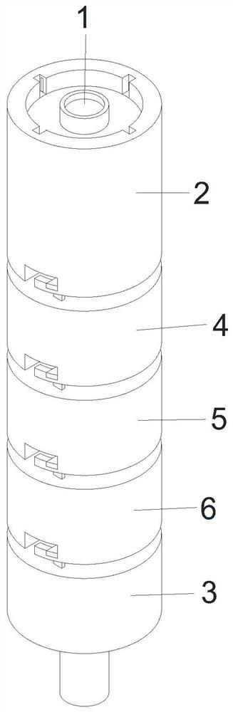 Universal filter element structure for water purification equipment