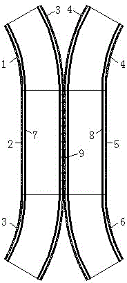 Prefabricated shield node tunnel under condition of shield intersection and small spacing and construction method