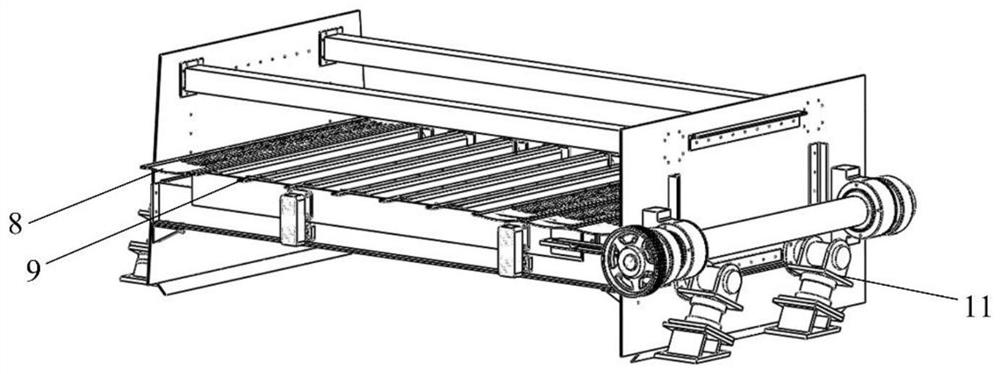 Modular reconfigurable transverse vibration large flip-flow screen