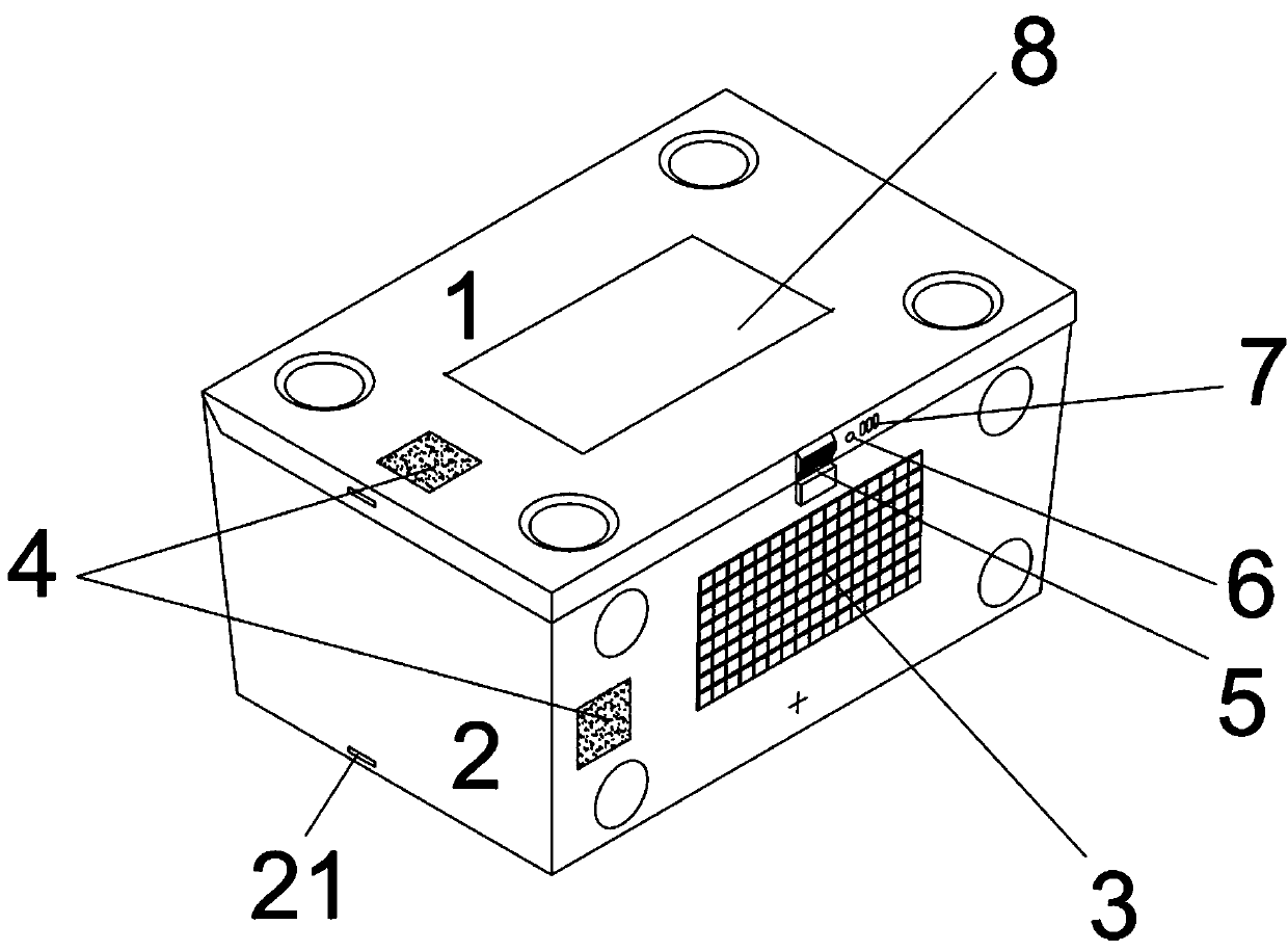 An automatic rental device for shared containers