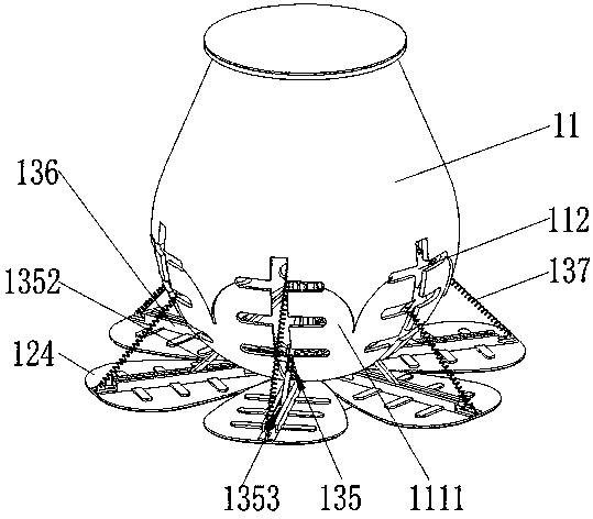 Deformable LED (Light-emitting Diode) lamp driven by screw drive mechanism