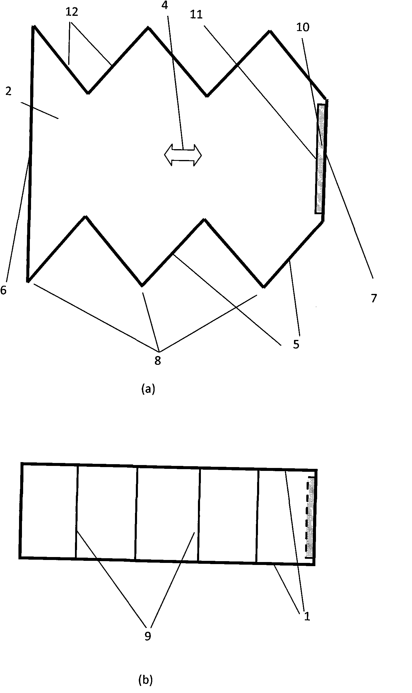 Variable cross-section standing wave ultrasonic reactor