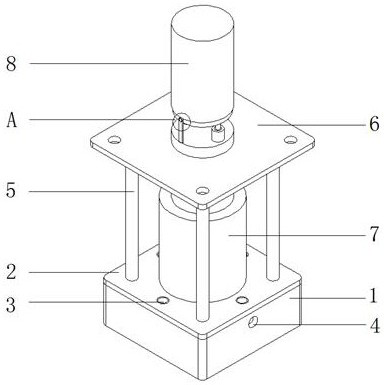 Anti-riot lifting type vehicle stopping roadblock and control system