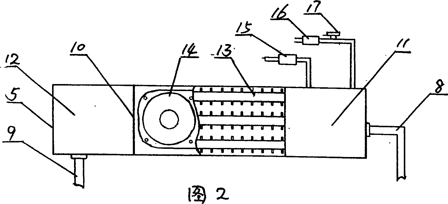 Evaporative cooling electromagnetic iron eliminator