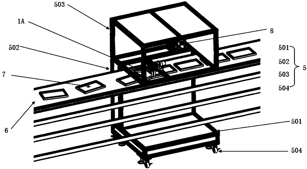 Auxiliary production equipment and production line