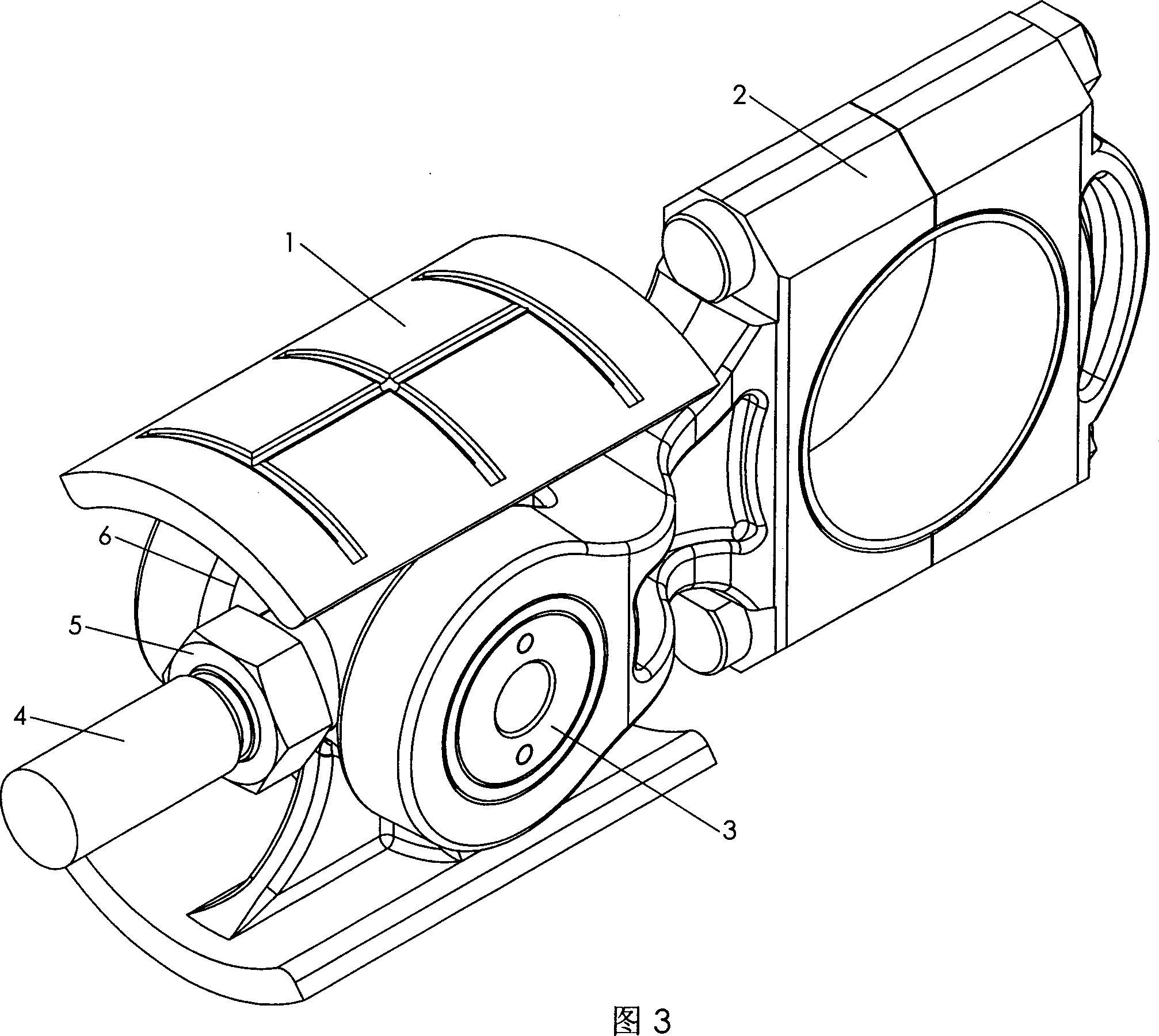 Cross head of crank rod type piston compressor