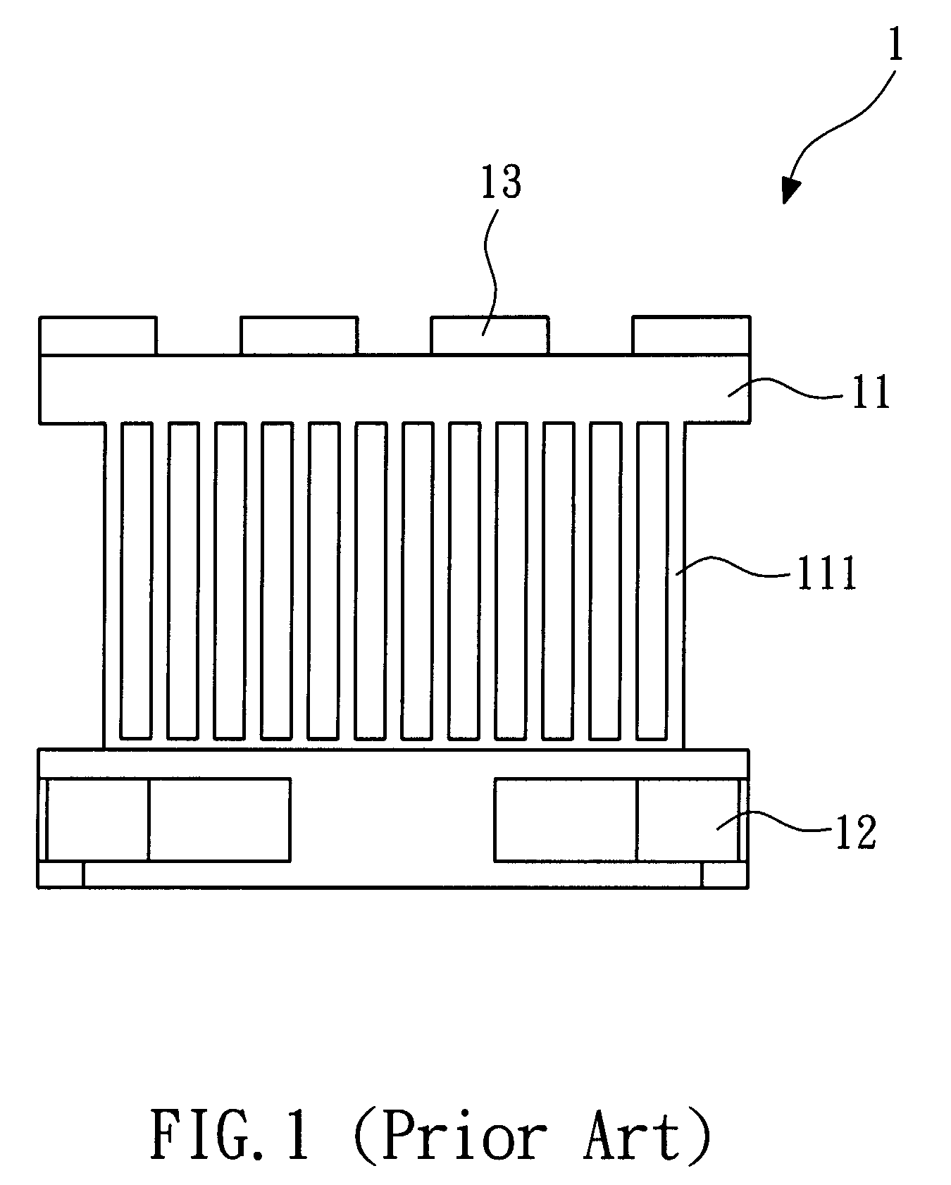 Unitized cooling module for laser diode array