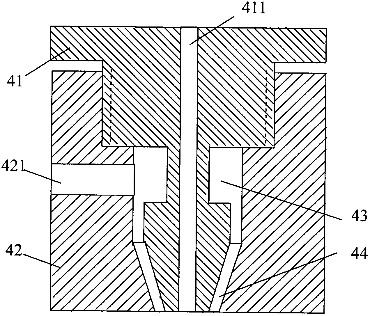 Device for preparing fiber-reinforced hollow fiber membrane