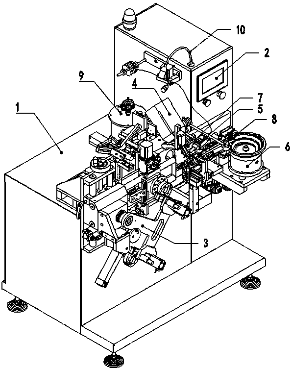 Full-automatic tooth welding machine