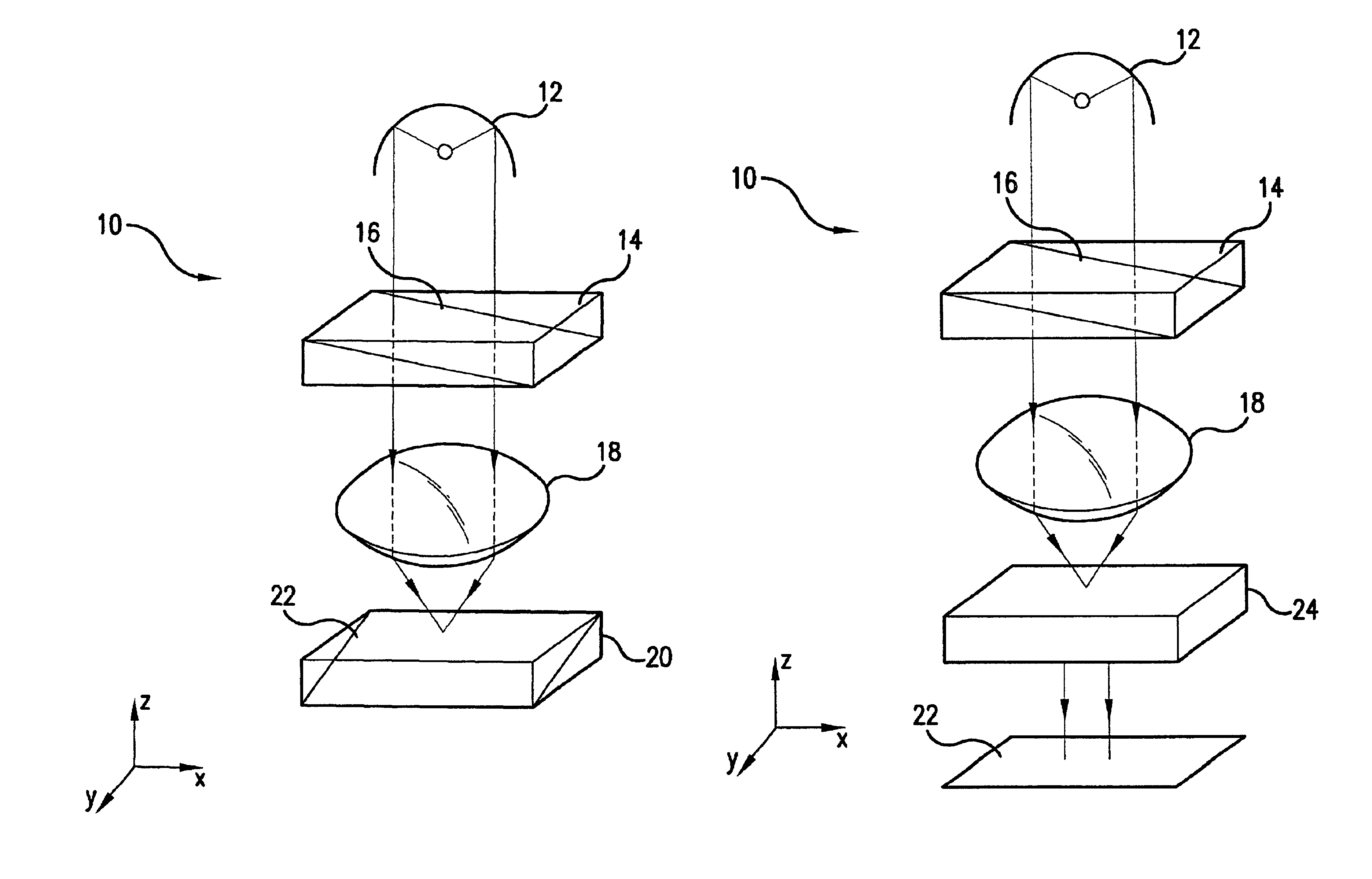 Method for characterizing optical systems using holographic reticles