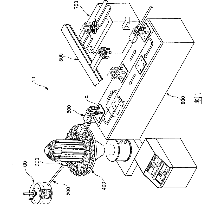 Device and method for manufacturing glass shaping product