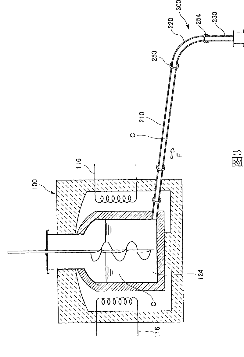 Device and method for manufacturing glass shaping product