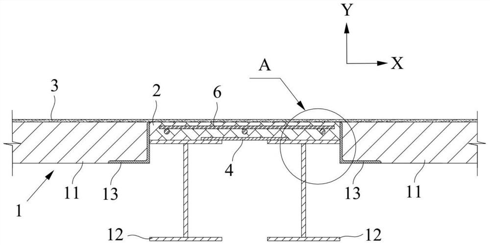 Prefabricated concrete steel structure composite building structure and manufacturing method thereof