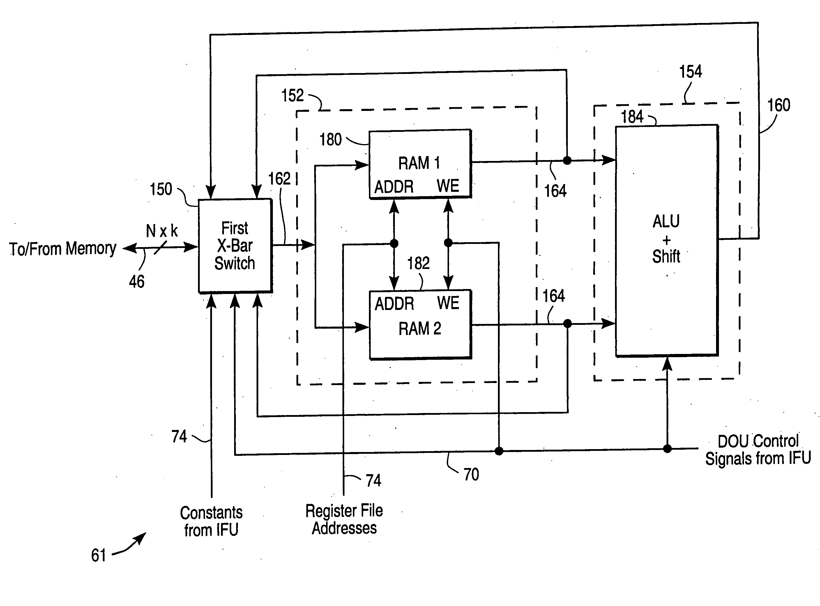 Meta-address architecture for parallel, dynamically reconfigurable computing