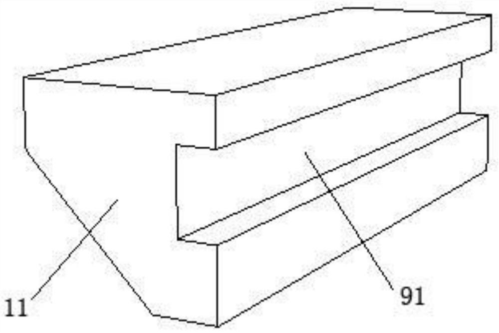 Foamed ceramic modeling line fixing assembly, fixing method and fixing structure thereof