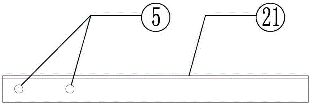 An assembled movable cable support for laying medium and high voltage cables in long-distance channels