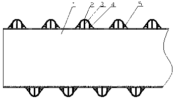 Spiral corrugated pipe structure