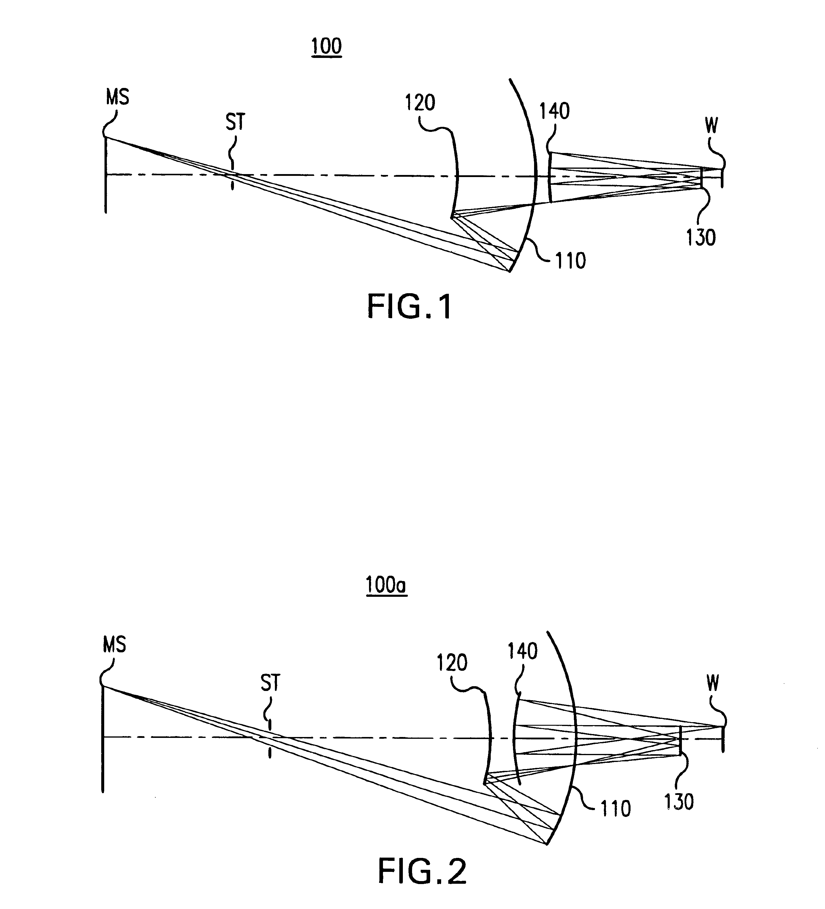 Reflection type projection optical system, exposure apparatus and device fabrication method using the same