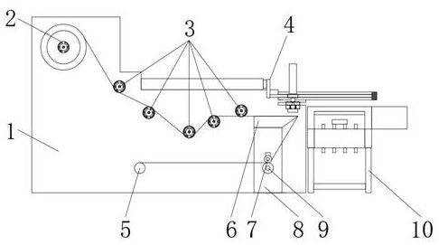 Display screen film pasting system suitable for multiple screen types