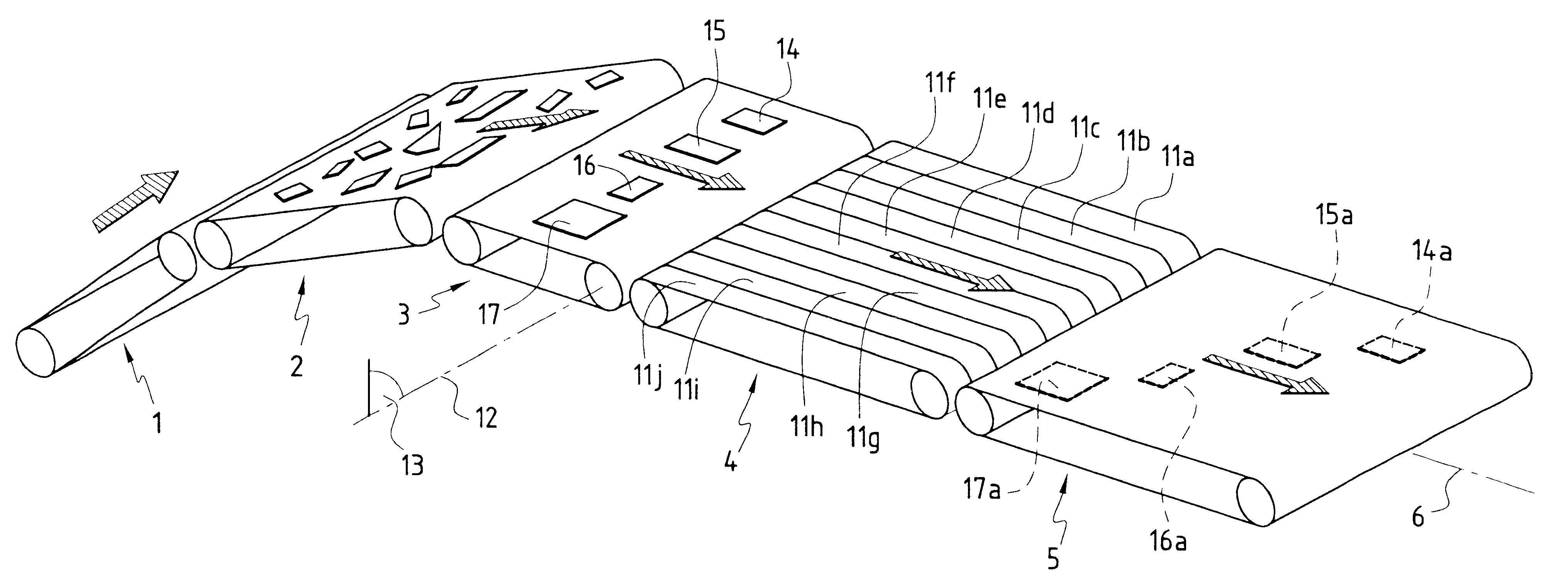 Method and apparatus for putting articles into a queue