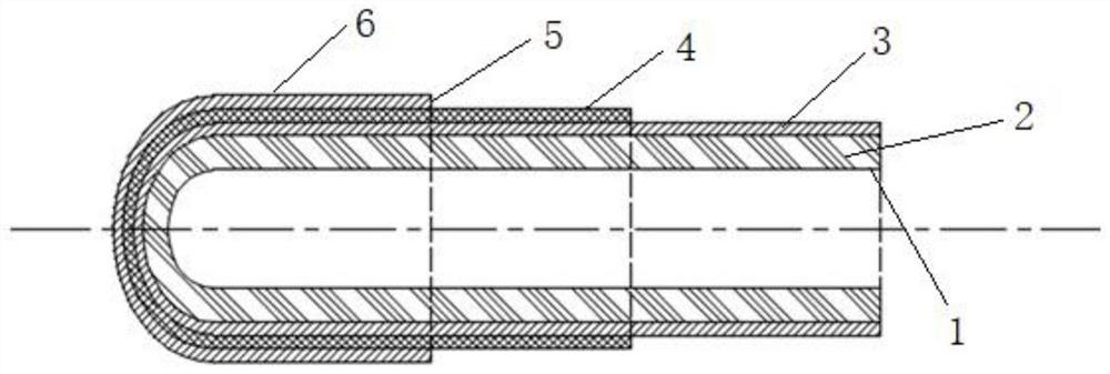 Tubular high-temperature solid oxide oxygen permeation membrane and preparation method thereof