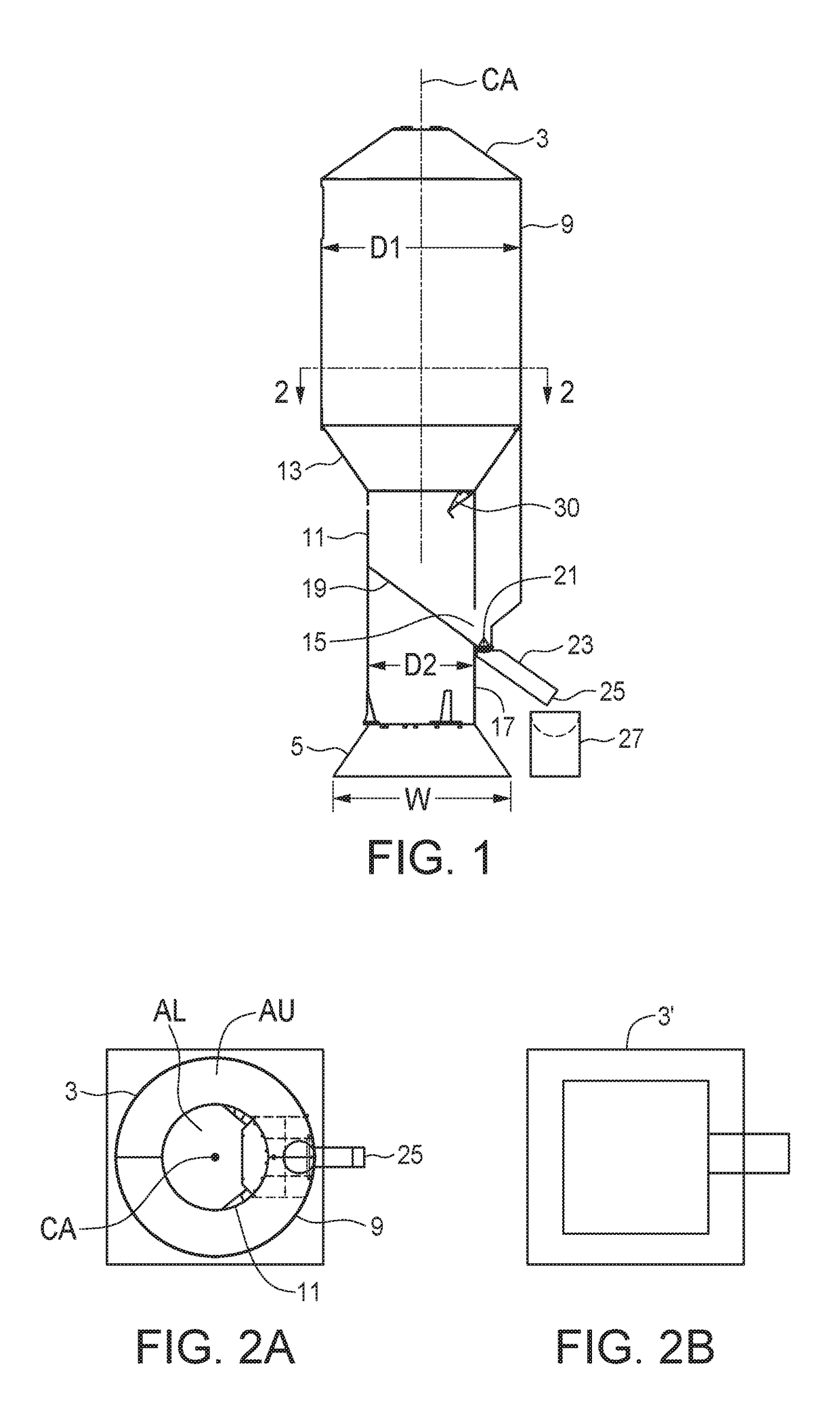 Vertically oriented transportable container with improved stability