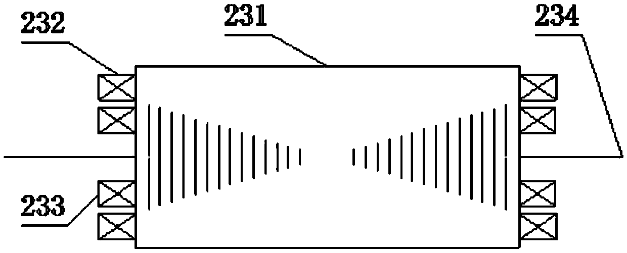 Dual mechanical port driving device for electric automobile