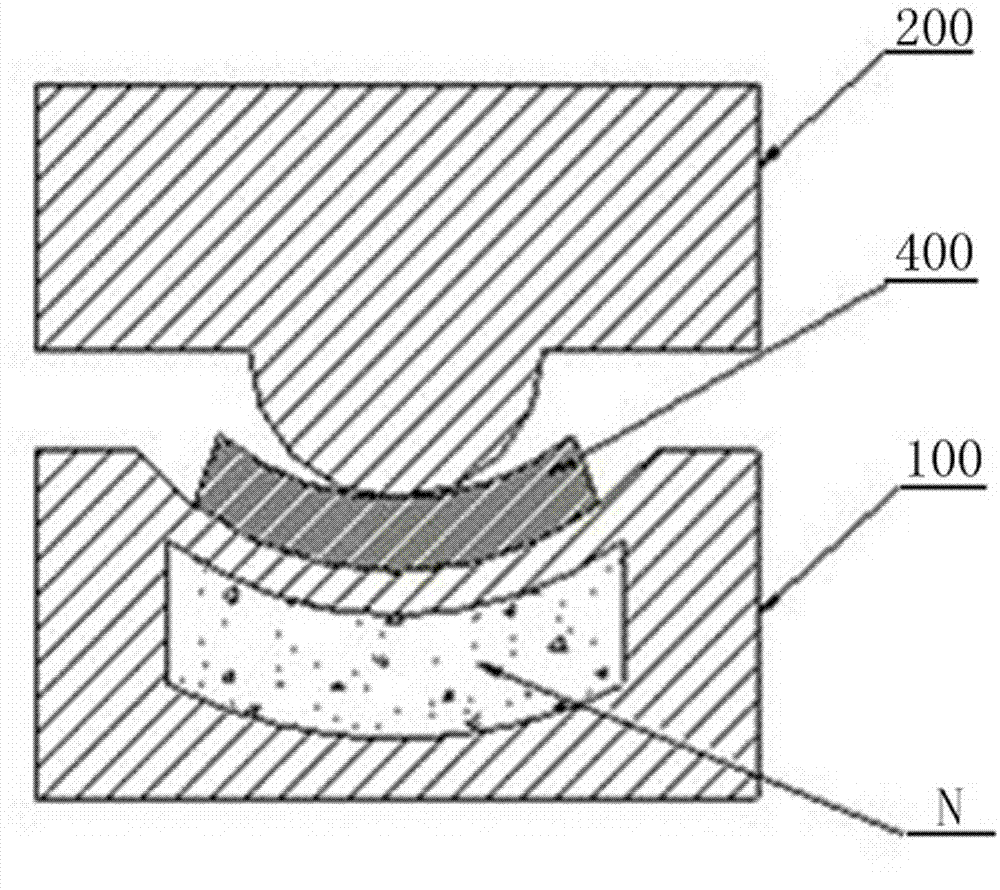Method for manufacturing magnetic tiles with magnetic field lines diffusing in radiating mode