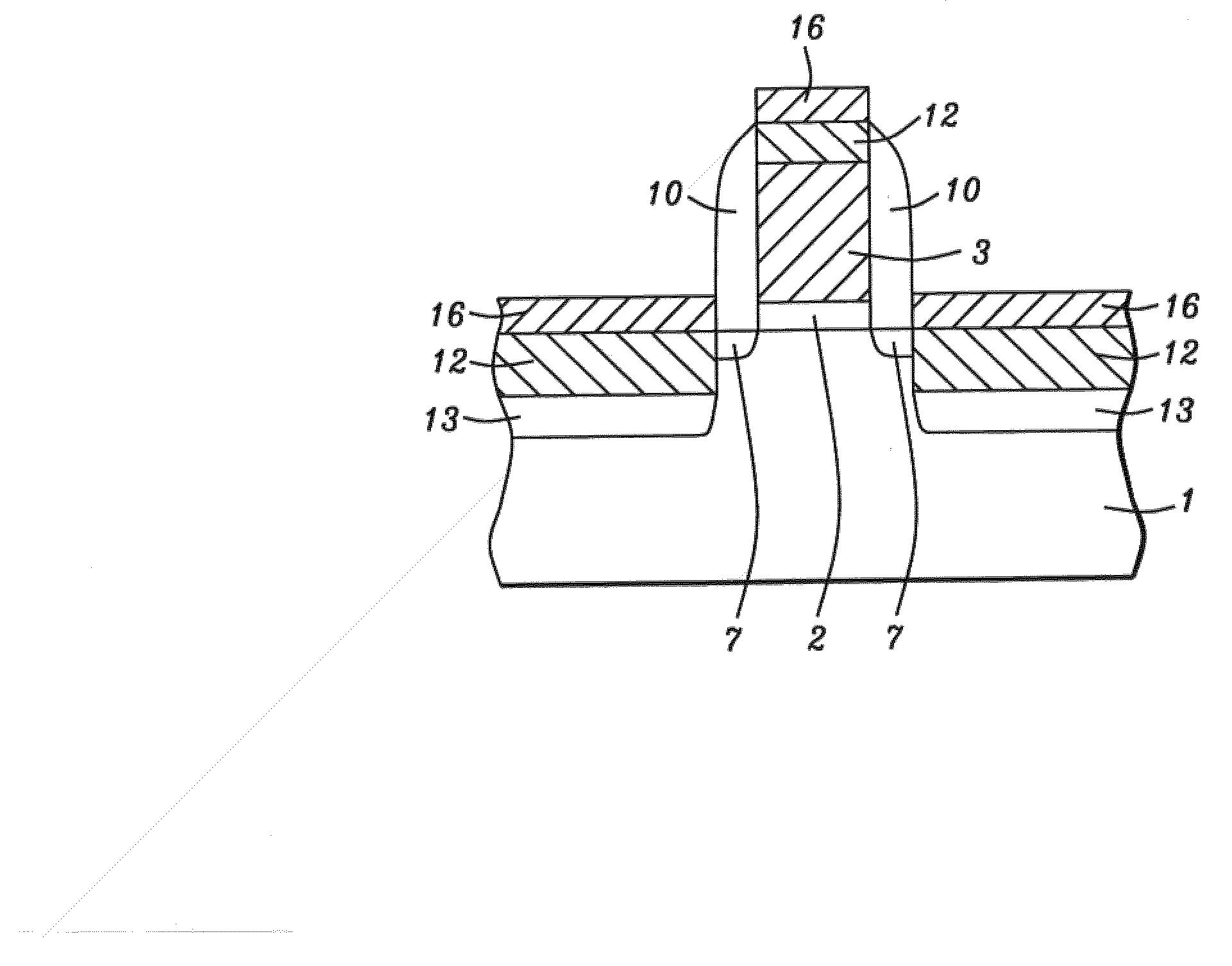 A Recessed Polysilicon Gate Structure for a Strained Silicon MOSFET Device
