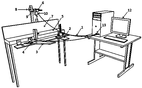 Visual acquisition system and method for geometrical characteristics of graded crushed rocks of railway and road beds