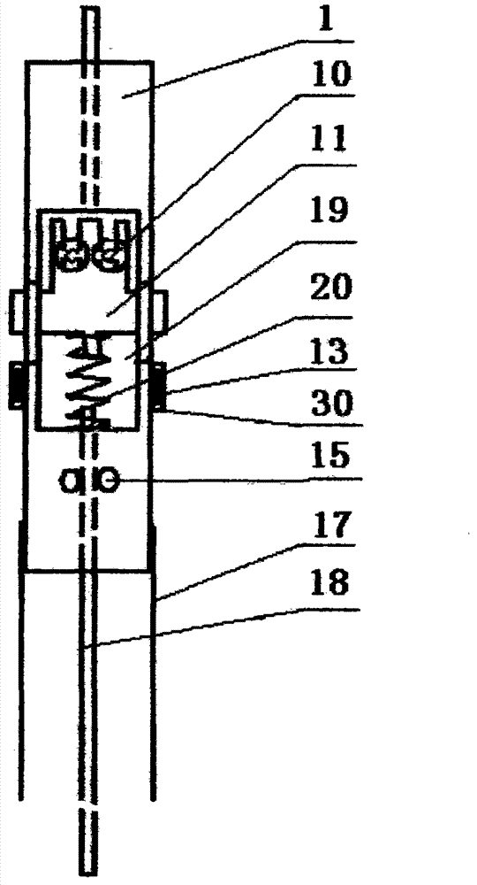 High-rise fire self-escape device