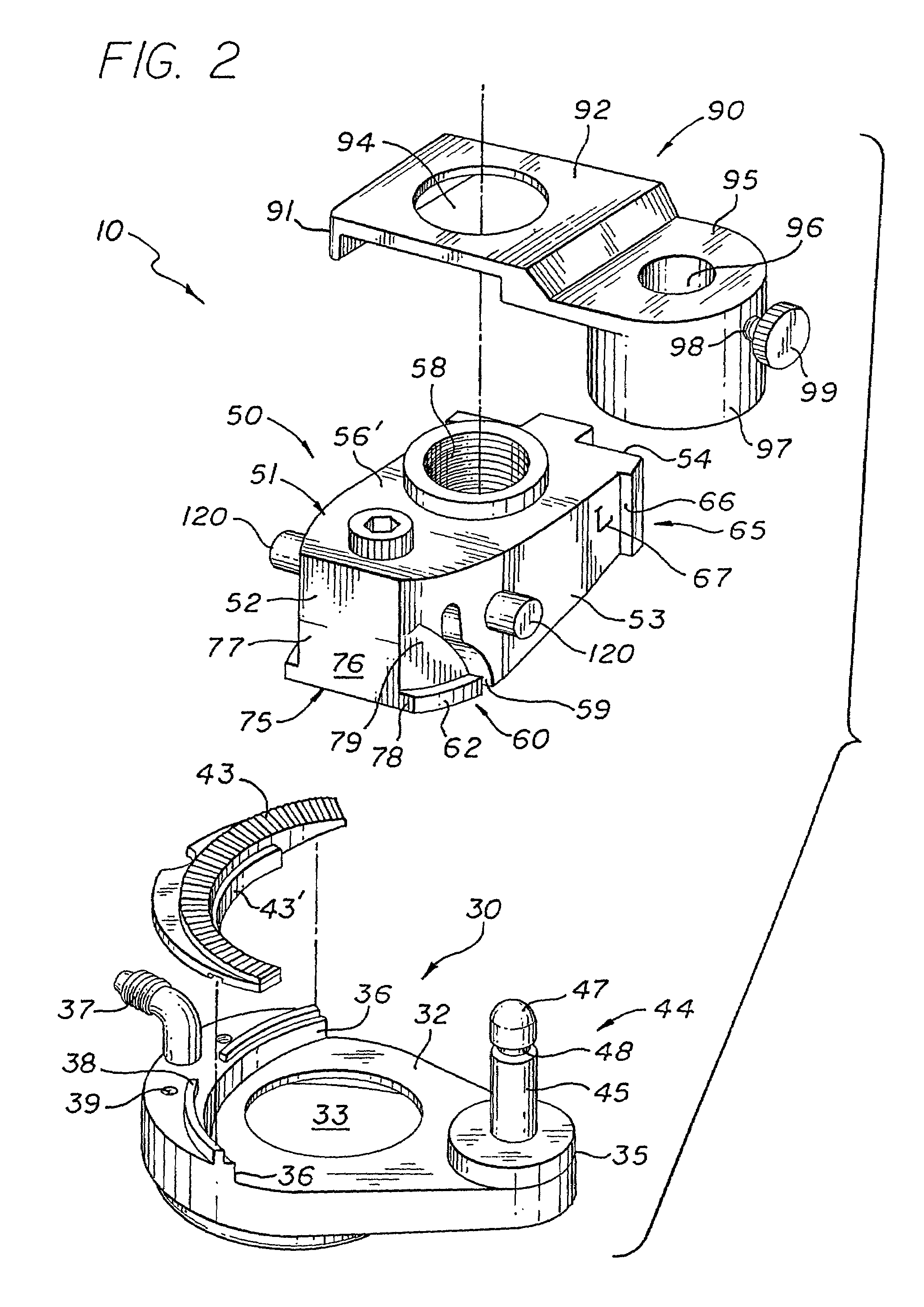 Automatic surgical device and control assembly for cutting a cornea