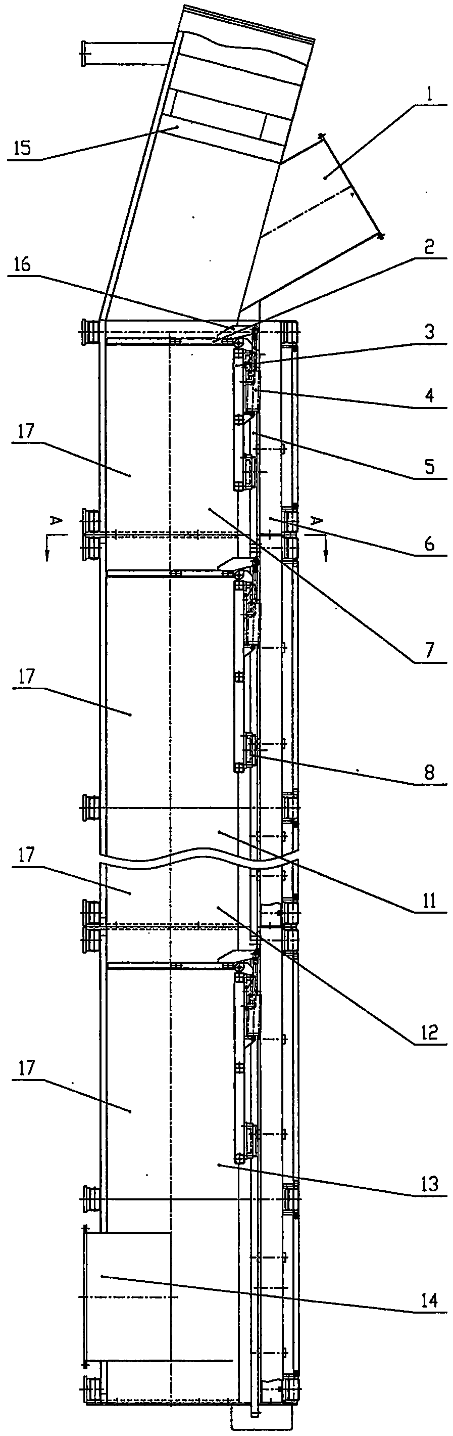 Garbage horizontal long-distance pushing device capable of achieving automatic washing in whole process