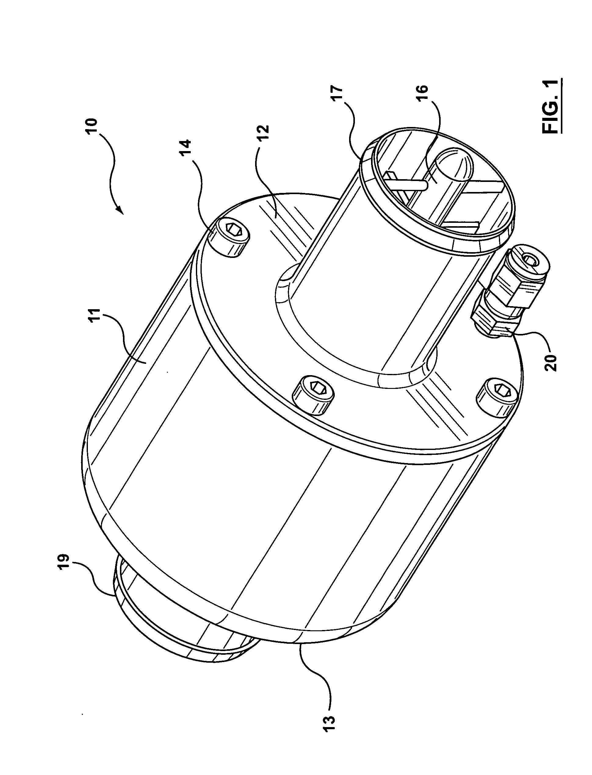 Apparatus for separating liquid from a process gas stream of an electrochemical cell stack