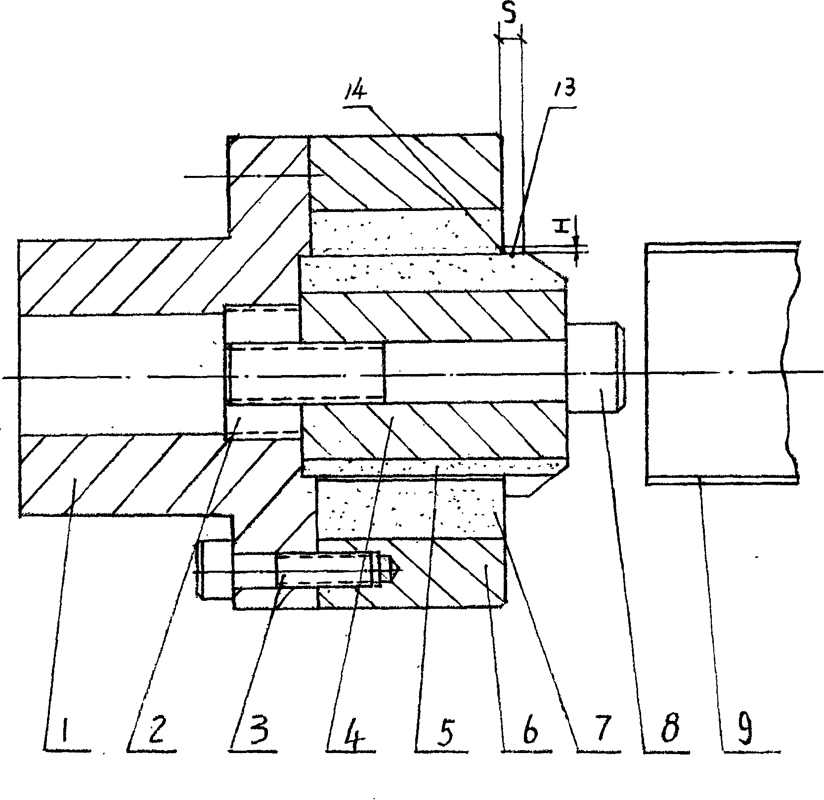 Device for eliminating burr of metal round tube end panel and interior edge