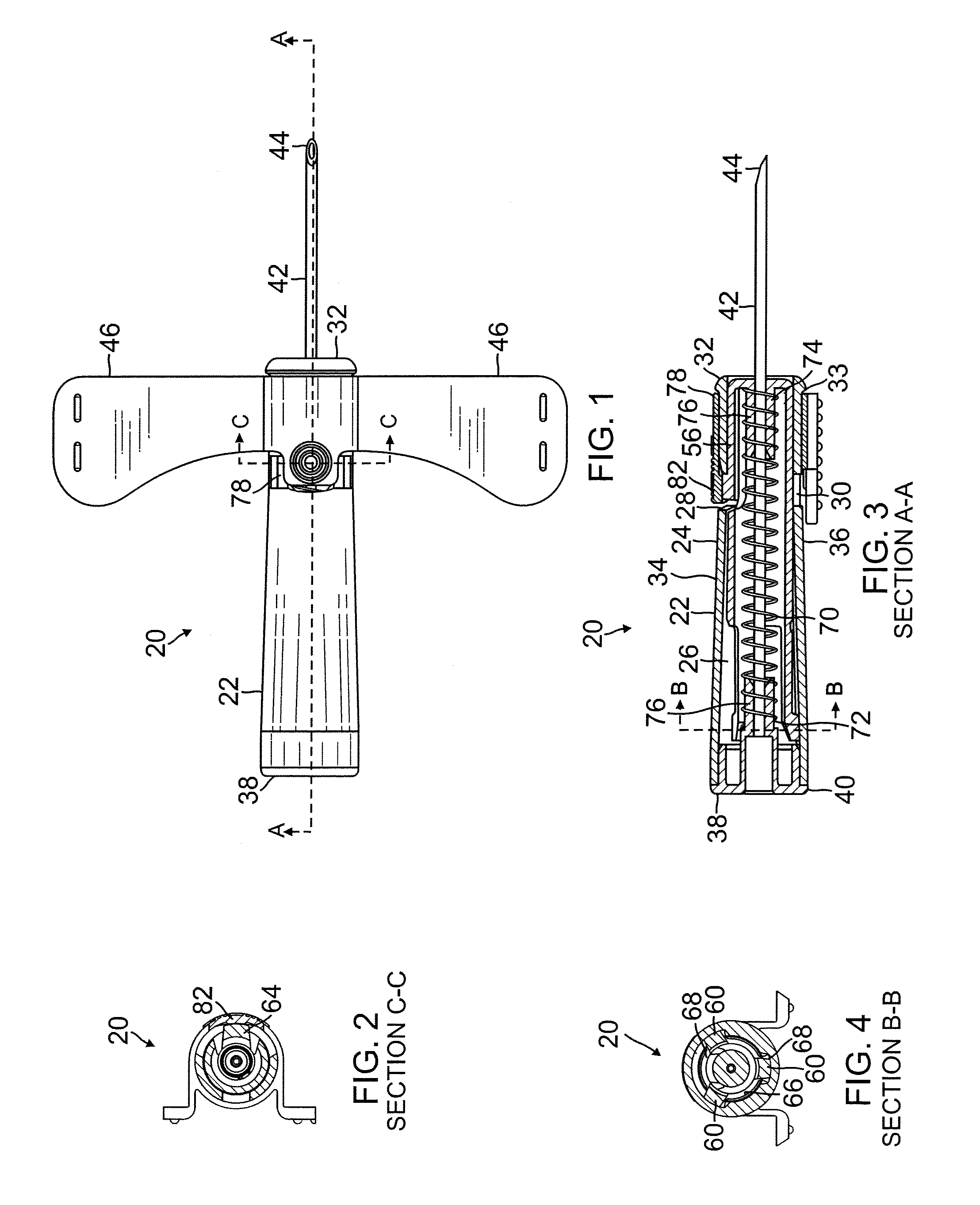 Safety needle assembly and methods